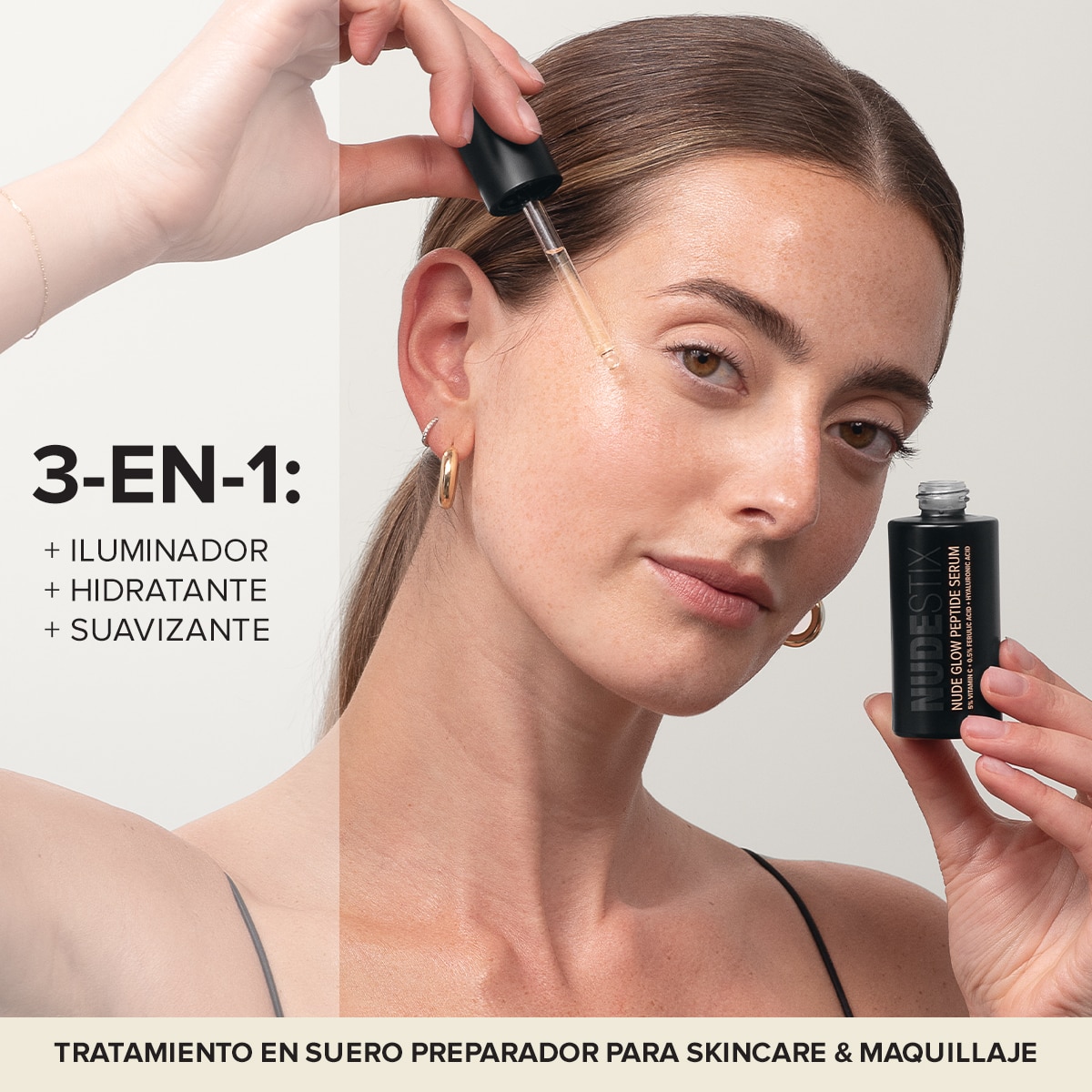 NUDE GLOW PEPTIDE SERUM (SUERO MULTI-USOS PARA ROSTRO)
